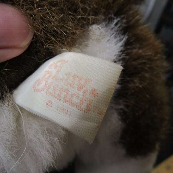 Vintage Luv Bunch Adorable Brown & White Husky Plush Stuffed Animal Toy - Picture 8 of 16